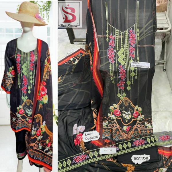 Bin Saeed Laen Collection Vol 12 Karachi Dress Material